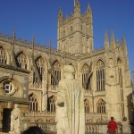 Blick auf Bath Abbey
